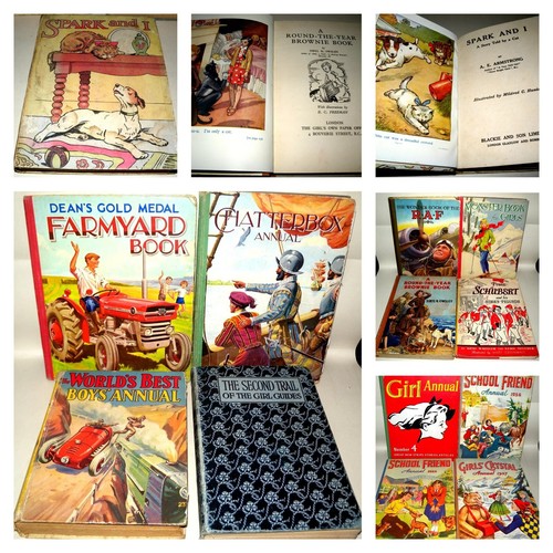 Various vintage annuals - various,