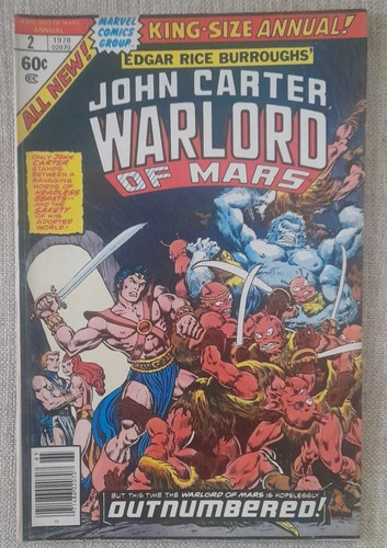 Marvel warlord of mars - of,