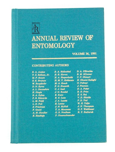 Annual review entomology - review, of